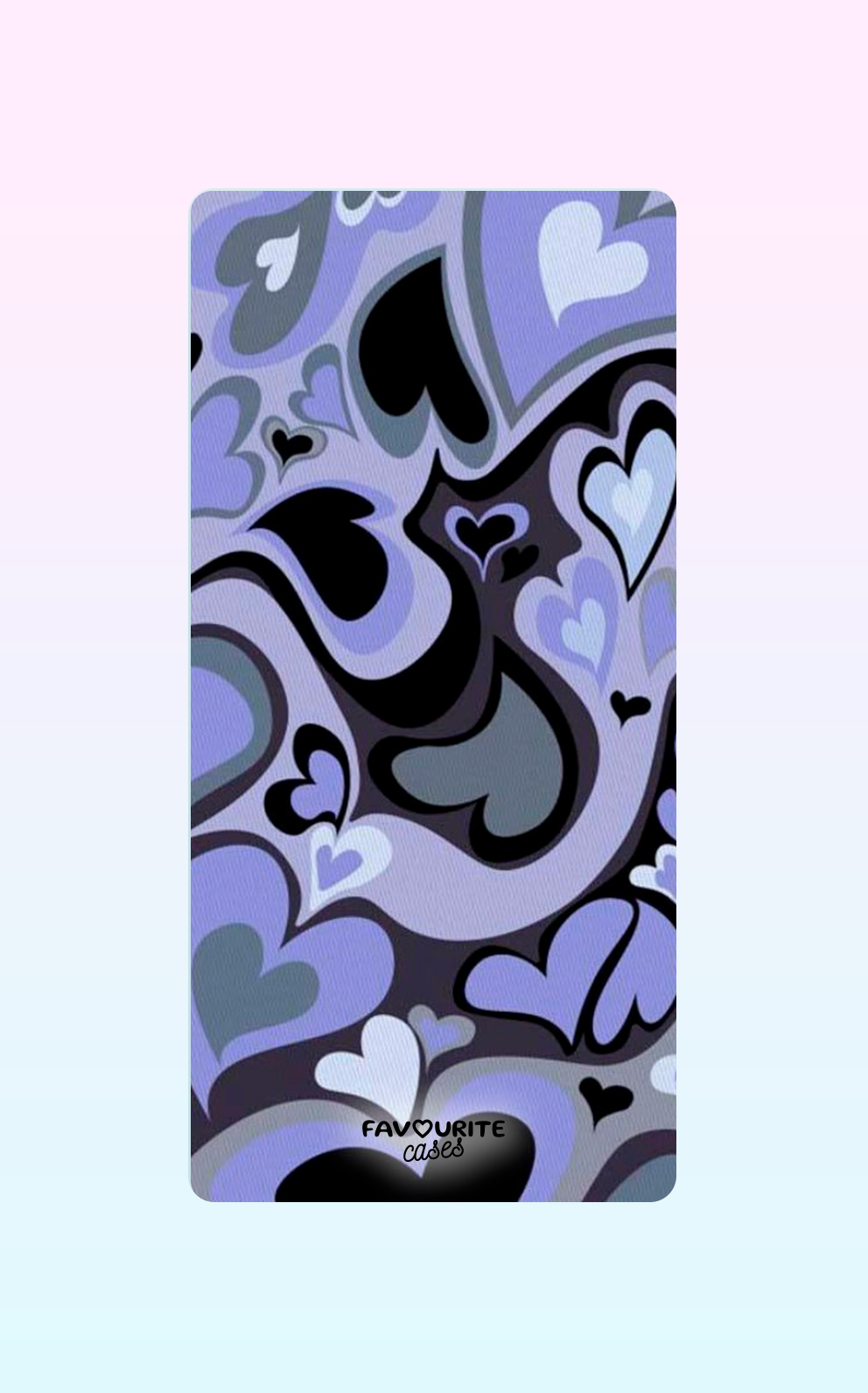 Purple Hearts Handyhülle