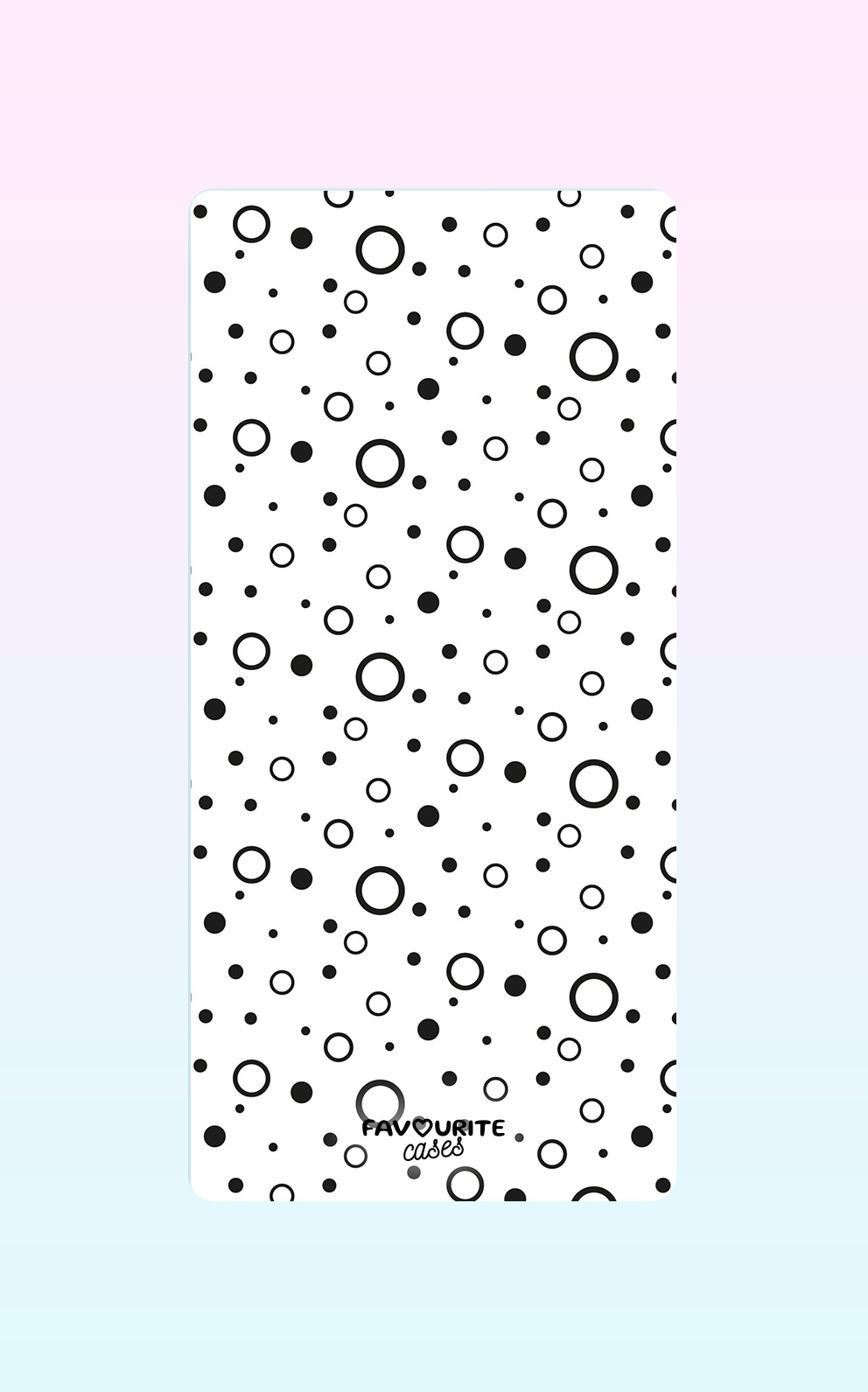 Black Bubbles Handyhülle