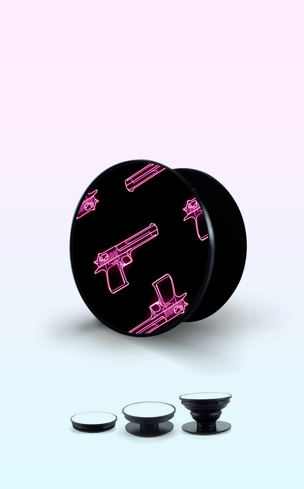 Pink Guns Handyhalterung