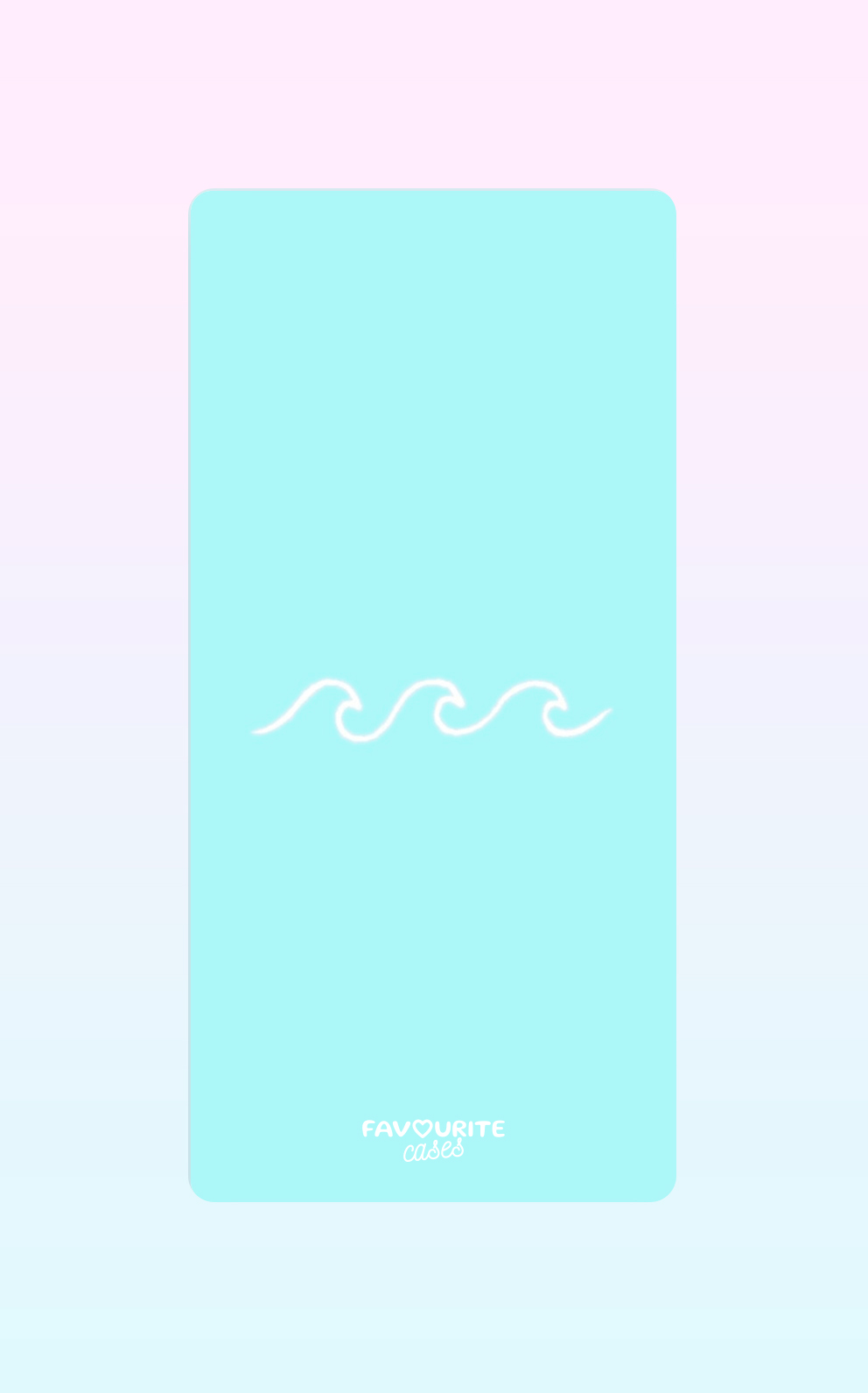 Light Blue Waves Handyhülle