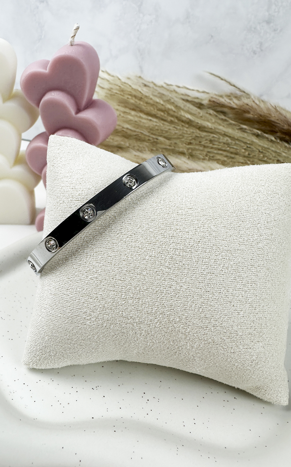 Shiny  Armreif | Silber