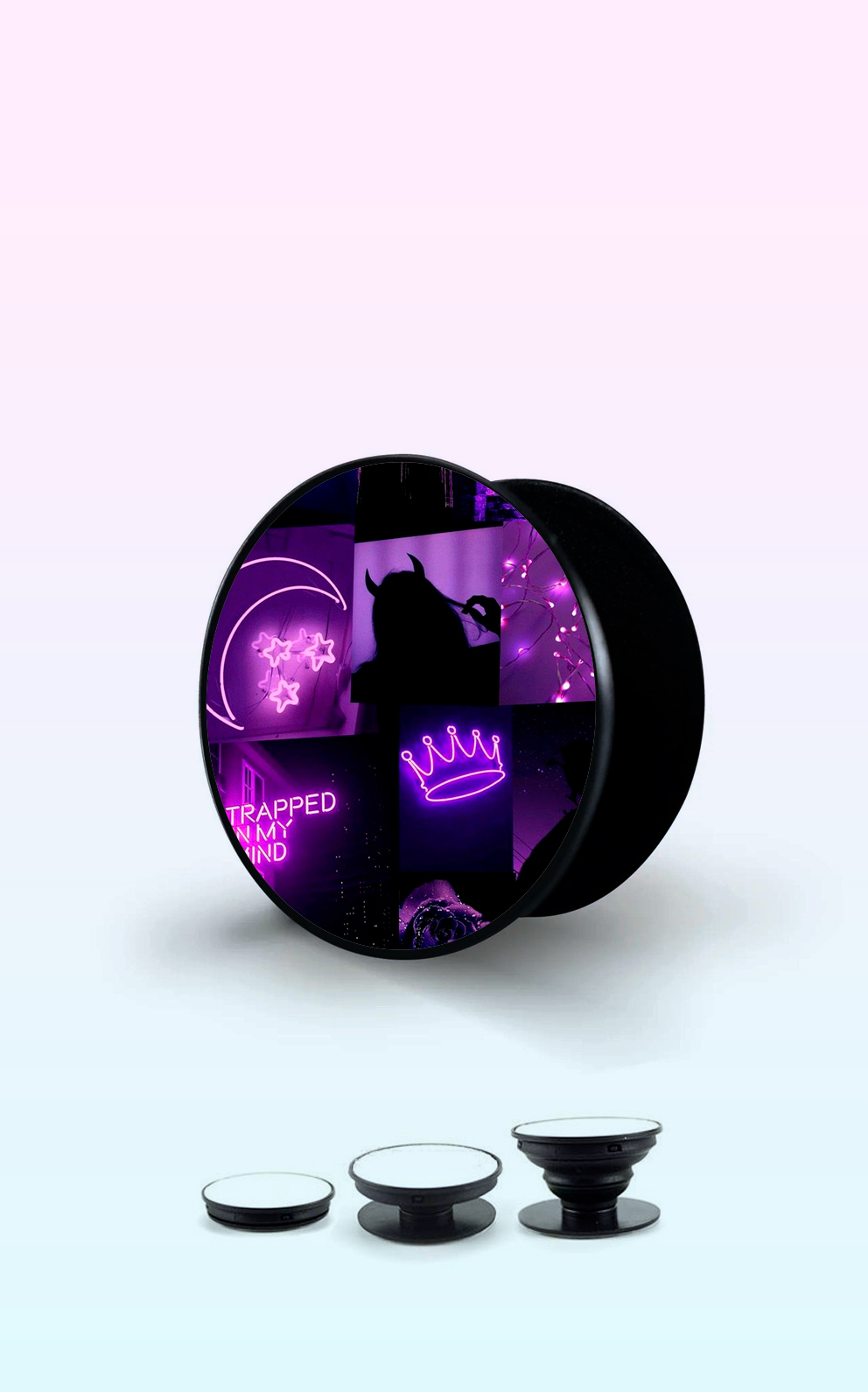 Purple Collage Handyhalterung