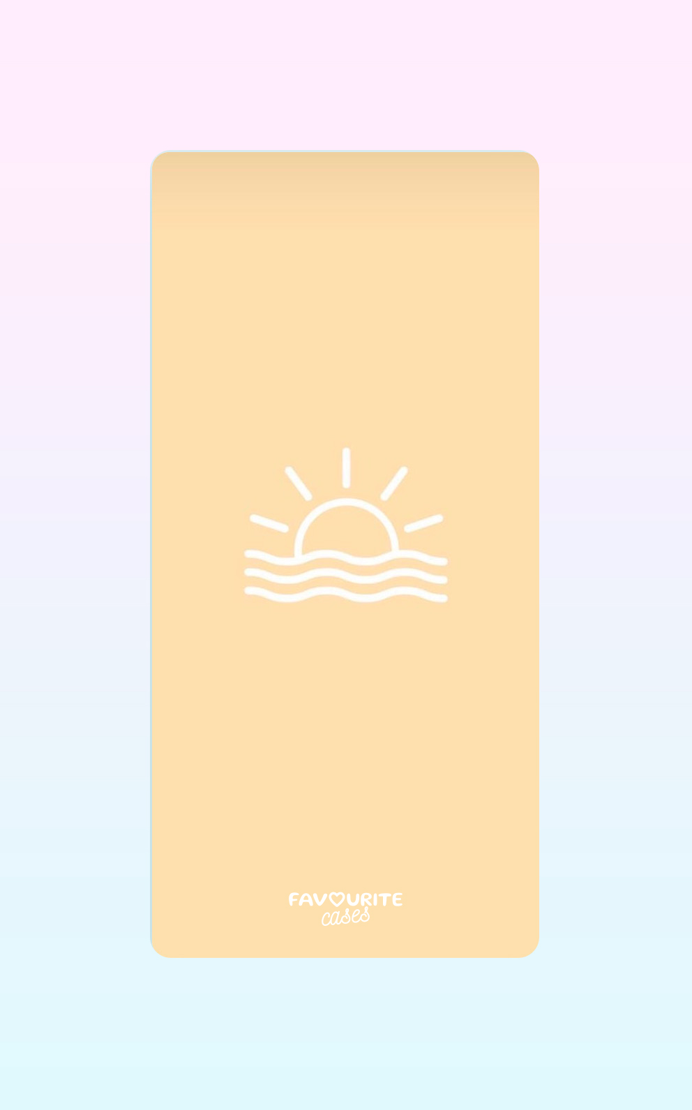 Beige Sun Handyhülle
