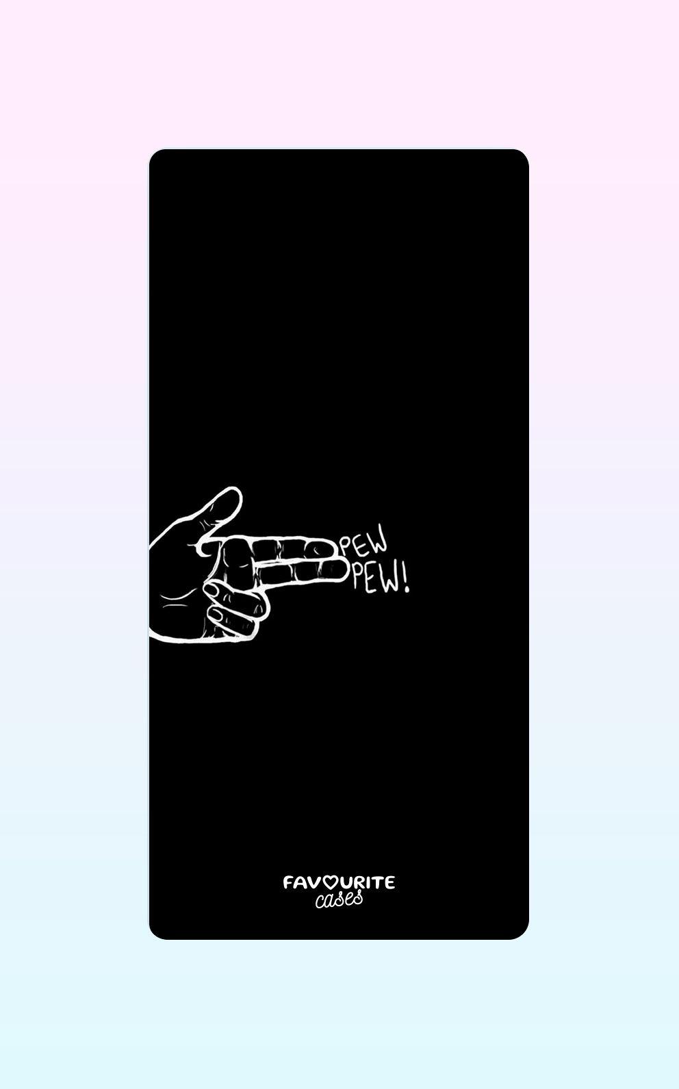 Pew Pew Handyhülle