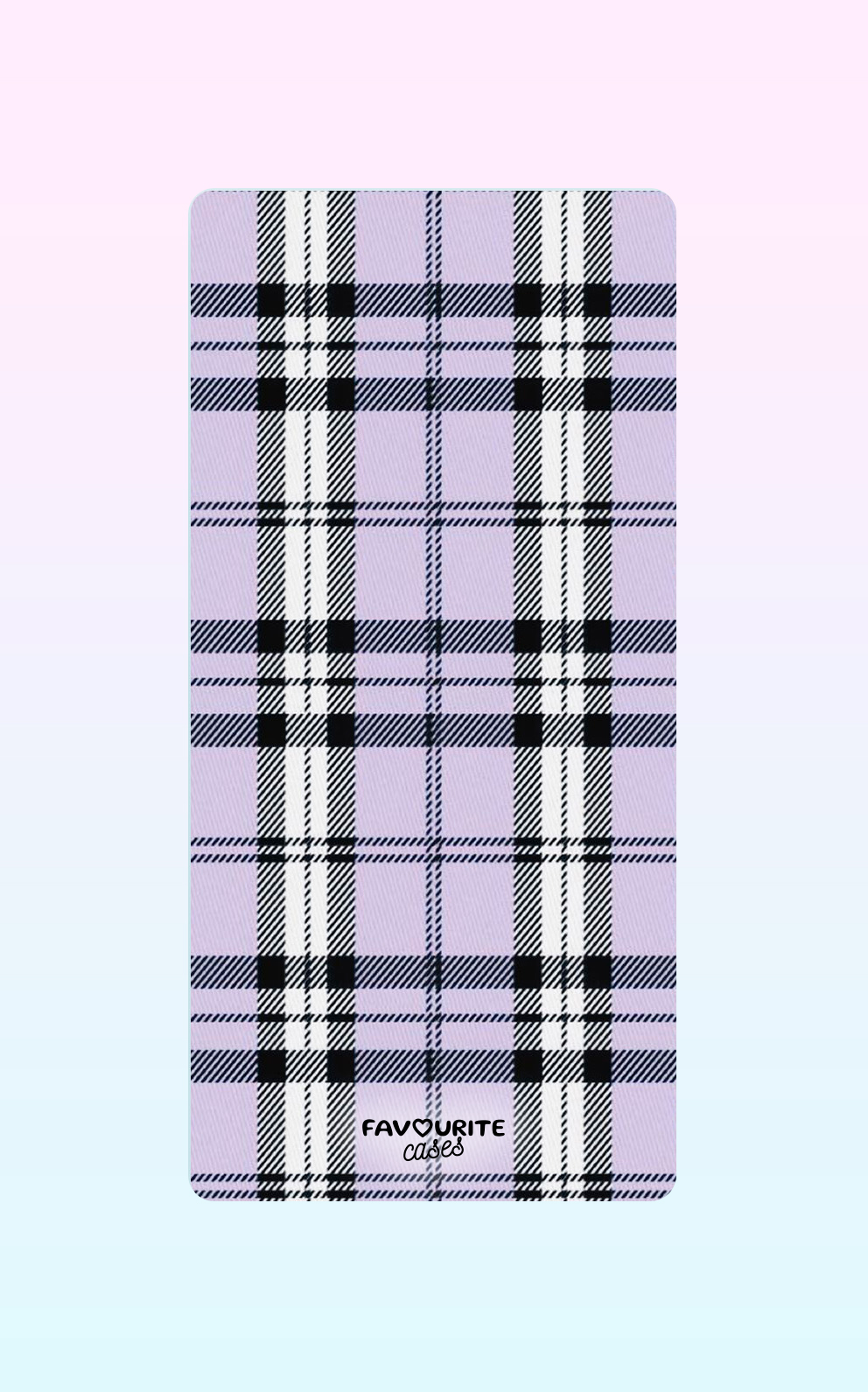 Purple Plaid Handyhülle