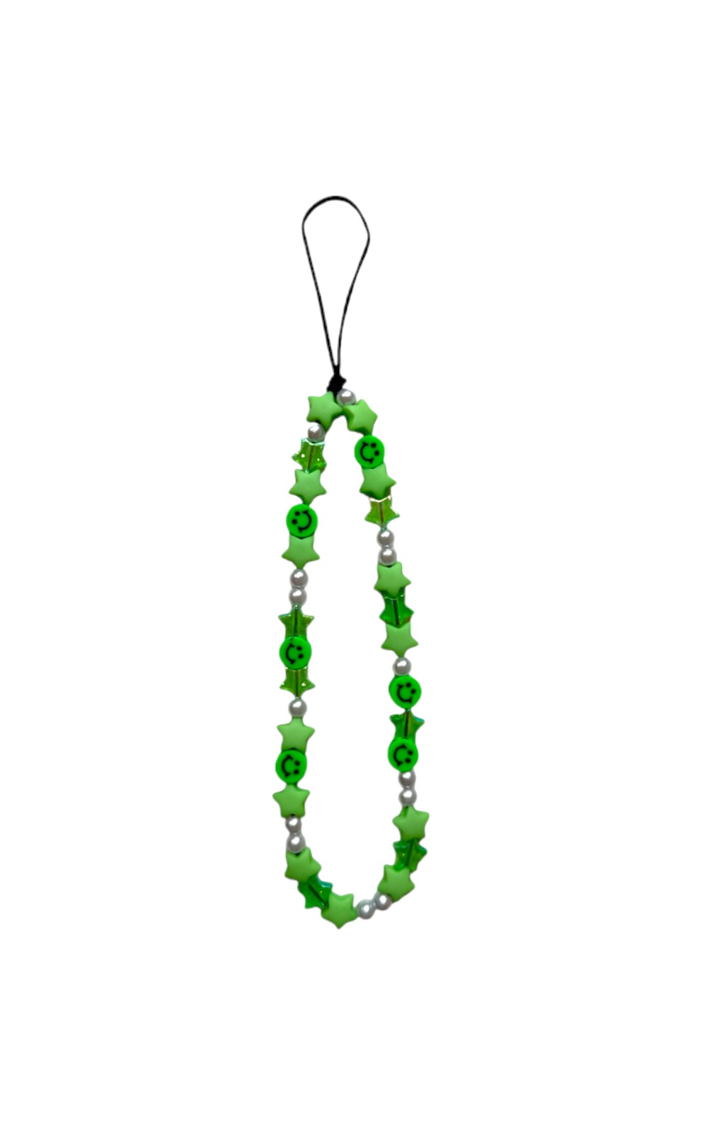 Handykette "Green Smiley"