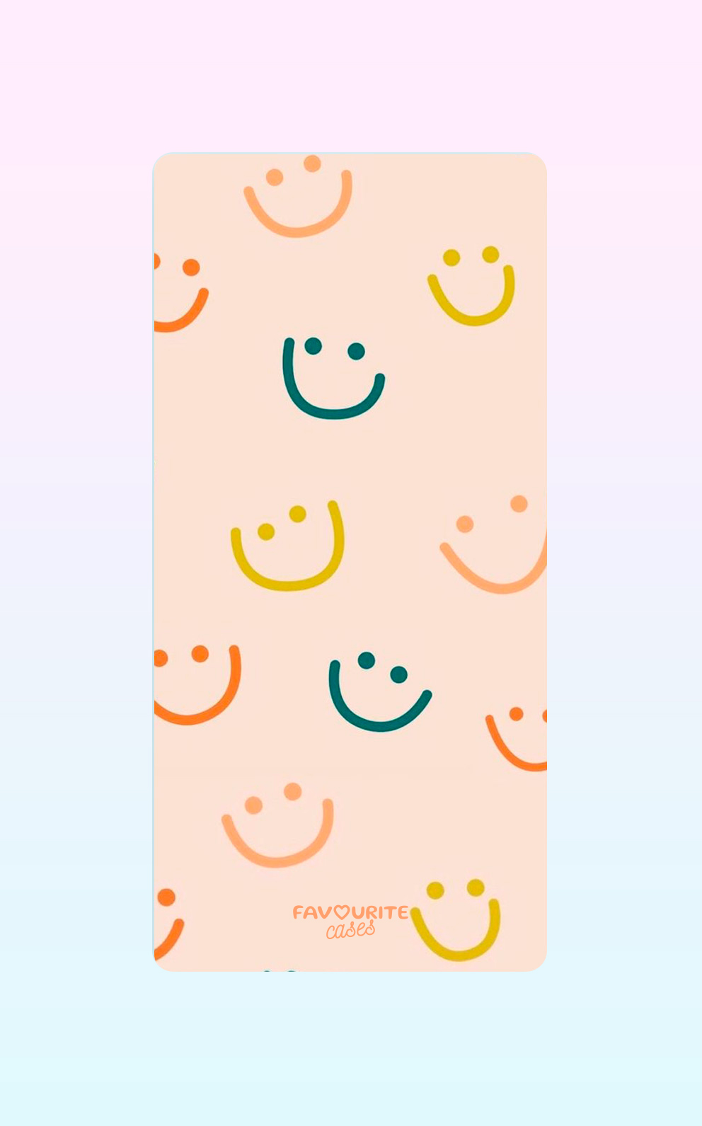 Colorful Smileys Handyhülle