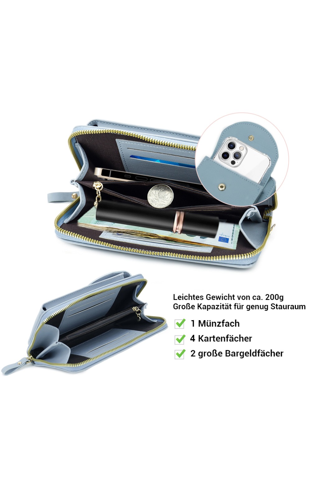 Handytasche "Hellblau"