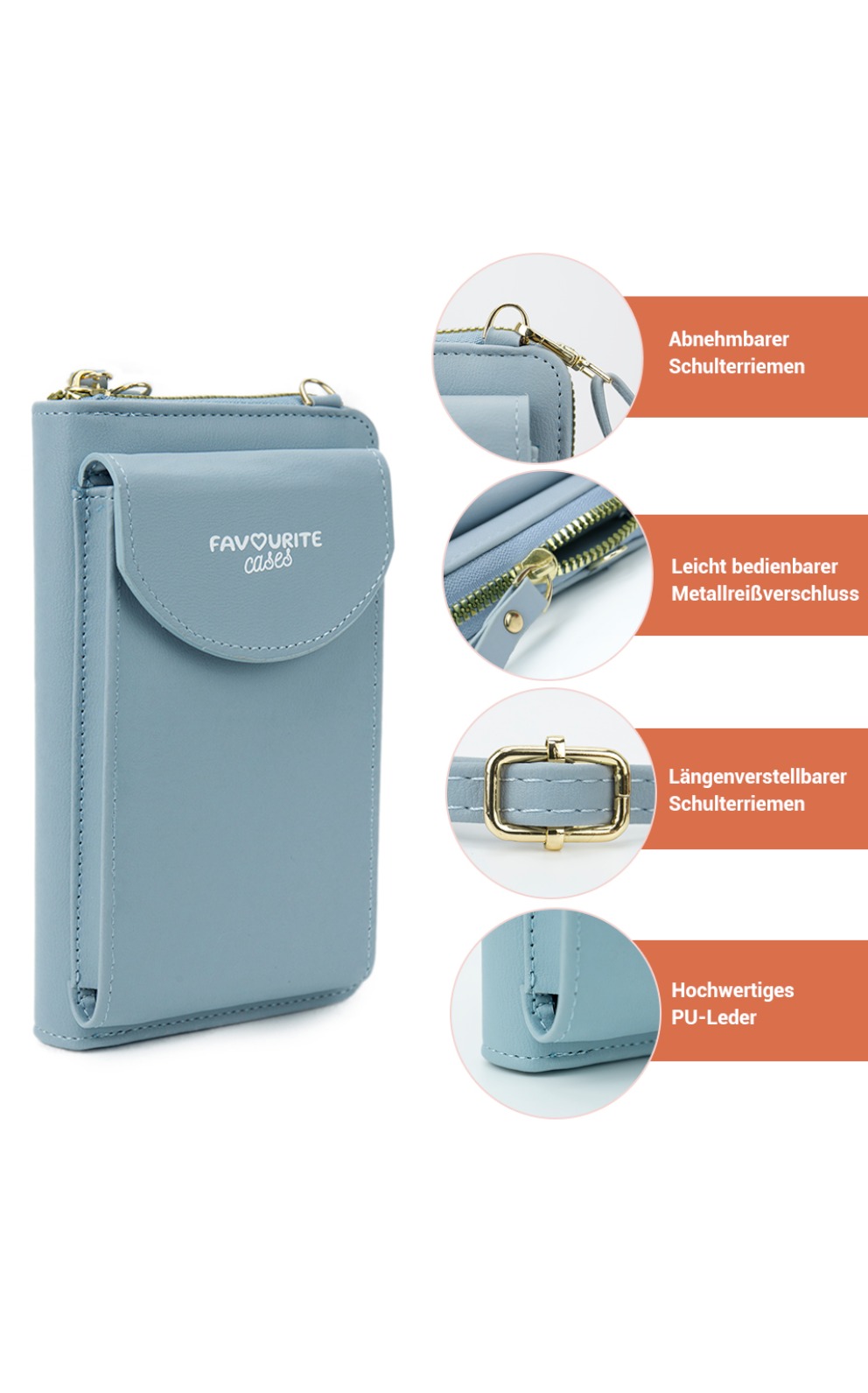 Handytasche "Hellblau"