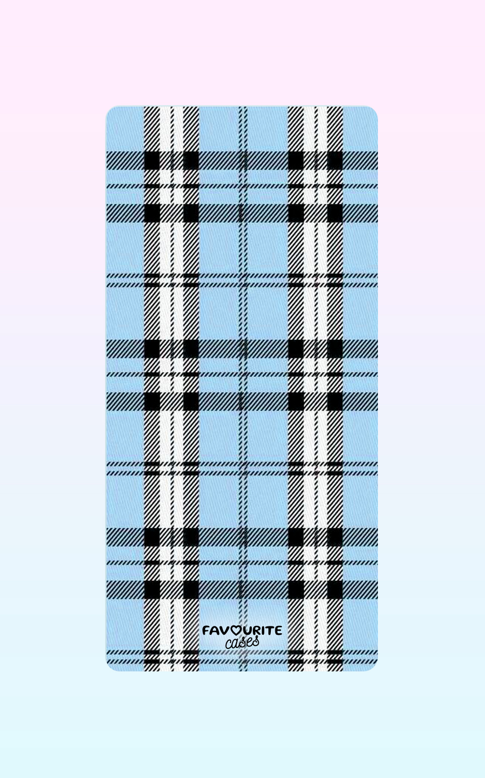 Blue Plaid Handyhülle