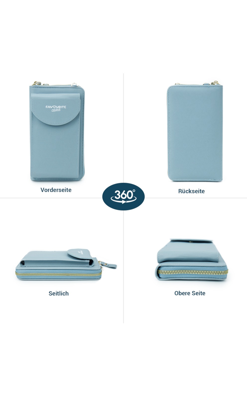 Handytasche "Hellblau"
